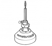 Адаптер A-17-B, со спиралью 10мм x 10,7м, с грушевидной насадкой