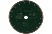 Диск алмазный Solga Diamant CERAMICS, MARBLE сплошной (керамика, мрамор) 250мм/25,4