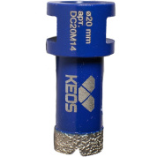 Коронка алмазная по керамограниту KEOS PRO 20 мм M14 (DC20M14)