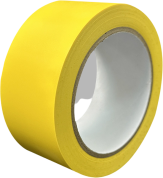 Лента для разметки и маркировки износостойкая, желтый цвет, 200мм, 33м