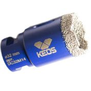 Коронка алмазная по керамограниту KEOS PRO 32 мм M14 (DC32M14)