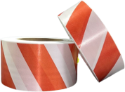 Оградительная светоотражающая красно-белая лента