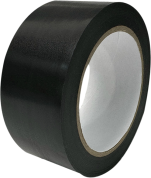 Лента для разметки и маркировки, черный цвет, 200мм, 33м