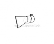 Широкая щелевая насадка 60 мм для сварки внахлест битумных покрытий (насаживаемая), , шт