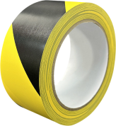 Оградительная сигнальная предупреждающая лента, 200мм, 33м