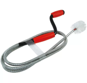 Спираль Крокочист 8х1,5 в виниловой оплетке с ершиком и рукояткой