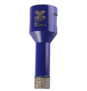 Коронка алмазная по керамограниту KEOS PRO 12 мм M14 с воском (DC12M14)