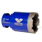 Коронка алмазная по керамограниту KEOS PRO 35 мм M14 (DC35M14)