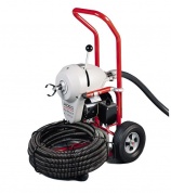 Прочистной аппарат для канализации K-1500A SE c комплектом спиралей, насадок и принадлежностей