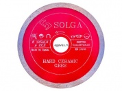 Диск алмазный Solga Diamant HARD MATERIALS сплошной (гранит, керамогранит) 125мм/22,23