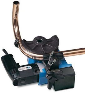 Электрический трубогиб - гибка тонкой медной трубы