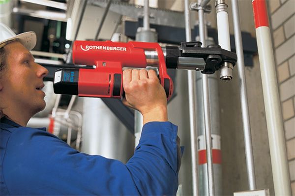 Электрогидравлический пресс-инструмент Rothenberger применение фото