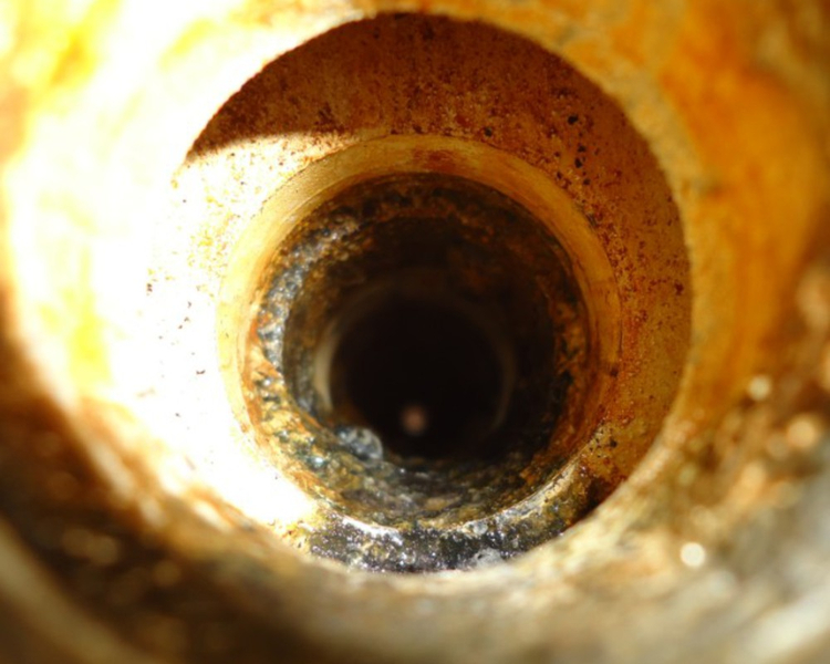 Грязные трубы отопления - предмет промывки