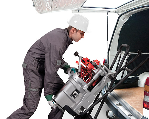 Станок для нарезания резьбы Ridgid погрузка фото
