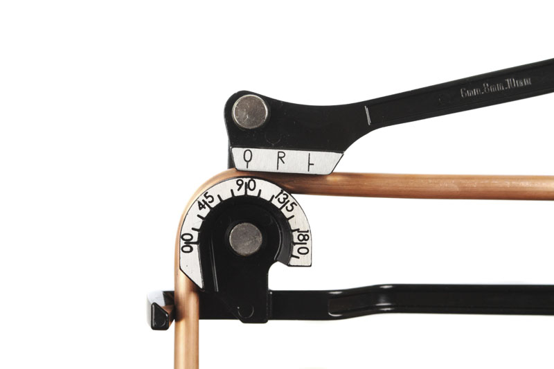 Трубогиб с указателем угла