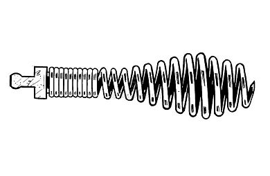 Насадка с грушевидной головкой T-409, для больших нагрузок, 45мм фото