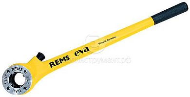Резьбонарезной клупп Rems ЕВА, R 3/8-1/2-3/4-1-1.1/4” в стальном ящике (520013) фото