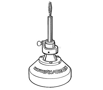 Адаптер A-17-B, со спиралью 10мм x 10,7м, с грушевидной насадкой фото