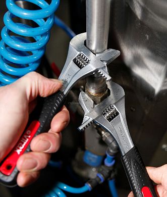 Ключ разводной с реверсивной губкой 12" VIRAX (017033) фото