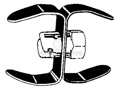 H-образный нож T-104, 65мм фото