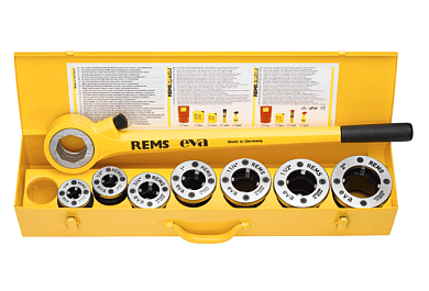 Ручной резьбонарезной клупп REMS Eva для труб 1/2"-3/4"-1"-1 1/4"-1 1/2"-2" фото