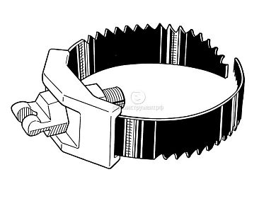 Нож для P-образных сифонов T-403, 75мм фото