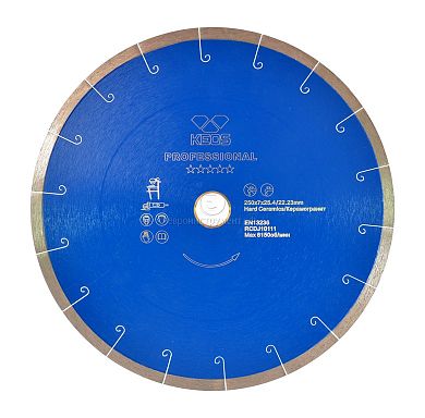 Диск алмазный KEOS Professional сплошной (керамогранит) 180мм/25,4/22,23 фото