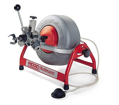 Барабанная прочистная машина Ridgid K-3800 с комплектом насадок и спиралей C-32 фото