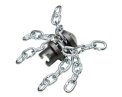 Цепная молотилка T-32 для труб до 150мм фото