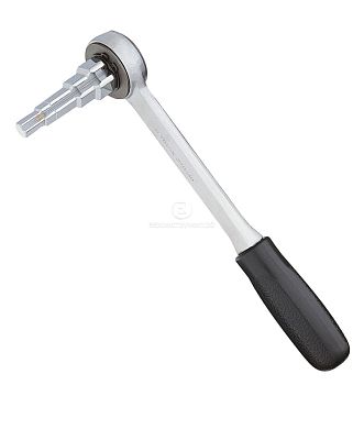 Ключ "АМЕРИКАНКА" 3/8", 1/2", 3/4", 1" с трещоткой 1/2" VIRAX 8 размеров (220435) фото