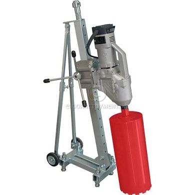 Алмазная сверлильная установка Cardi до 500мм, стальная станина с наклоном 75 фото