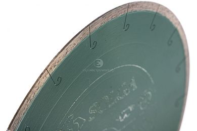 Диск алмазный Solga Diamant CERAMICS, MARBLE сплошной (керамика, мрамор) 250мм/25,4 фото