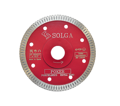 Диск алмазный Solga Diamant HARD MATERIALS 1,2мм сплошной (гранит, керамогранит) 125мм/22,23 фото