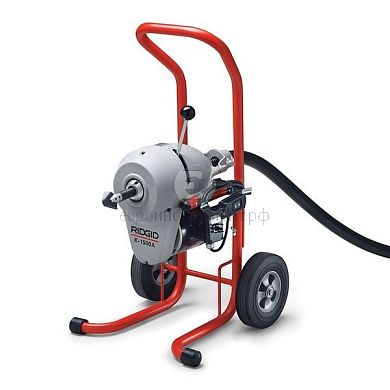Ridgid K-1500A прочистной аппарат для канализации с комплектом принадлежностей фото